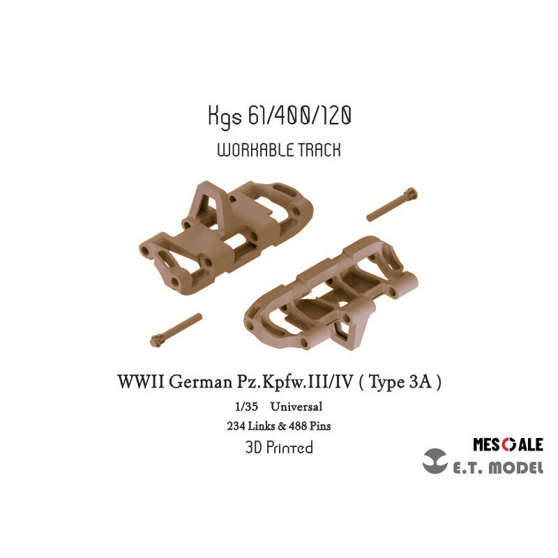 3D Printing Article - ET 1/35 P35-020 Cingoli Funzionanti per