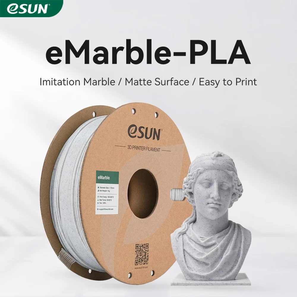 3D Printing Nylon Filament - Filamento PLA Effetto Marmo ESUN 1.75mm