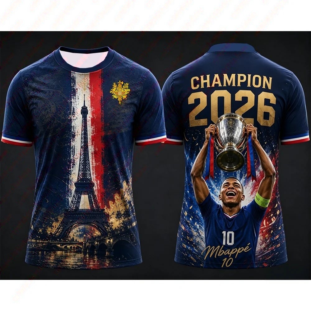 3D Printing Solo - Maglia Creativa per Eventi Calcistici Francia