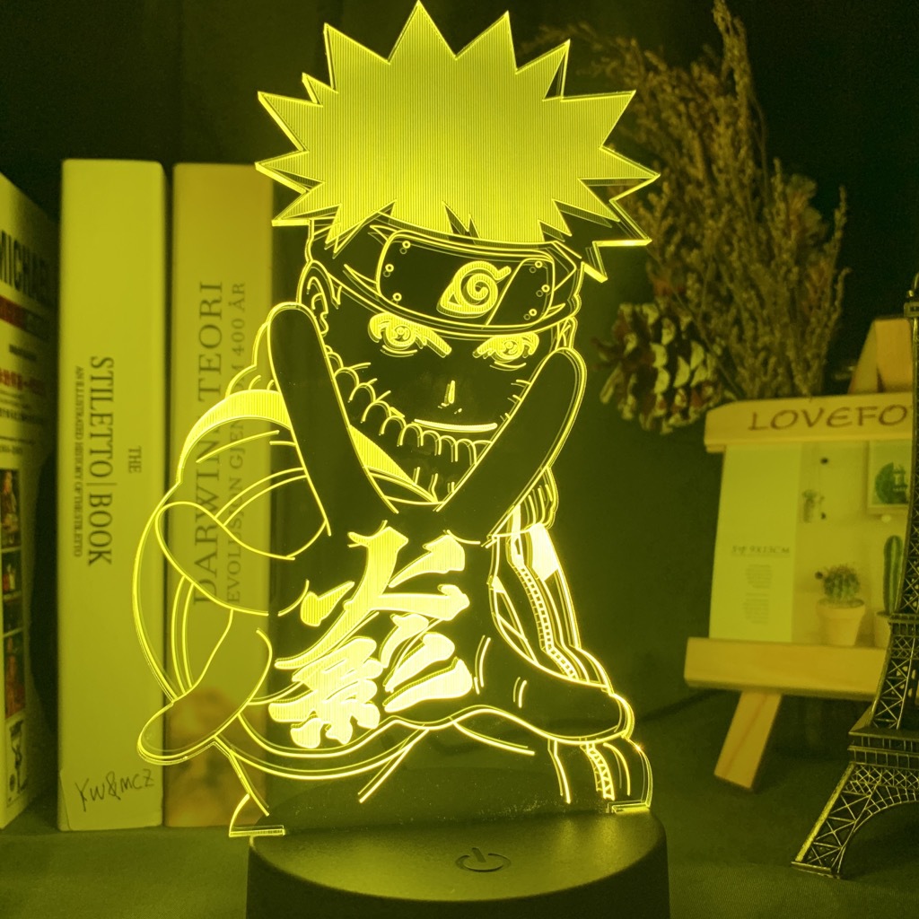 3D Printing Lamp - Lampada Notturna LED Anime Naruto Uzumaki,