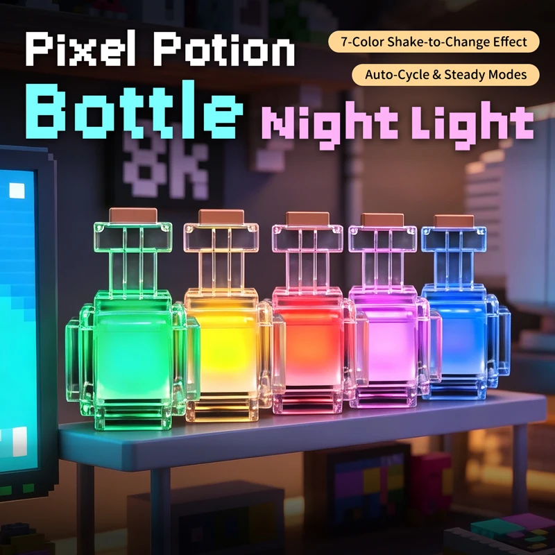 3D Printing Lamp - Lampada Notturna Mini a 7 Colori,