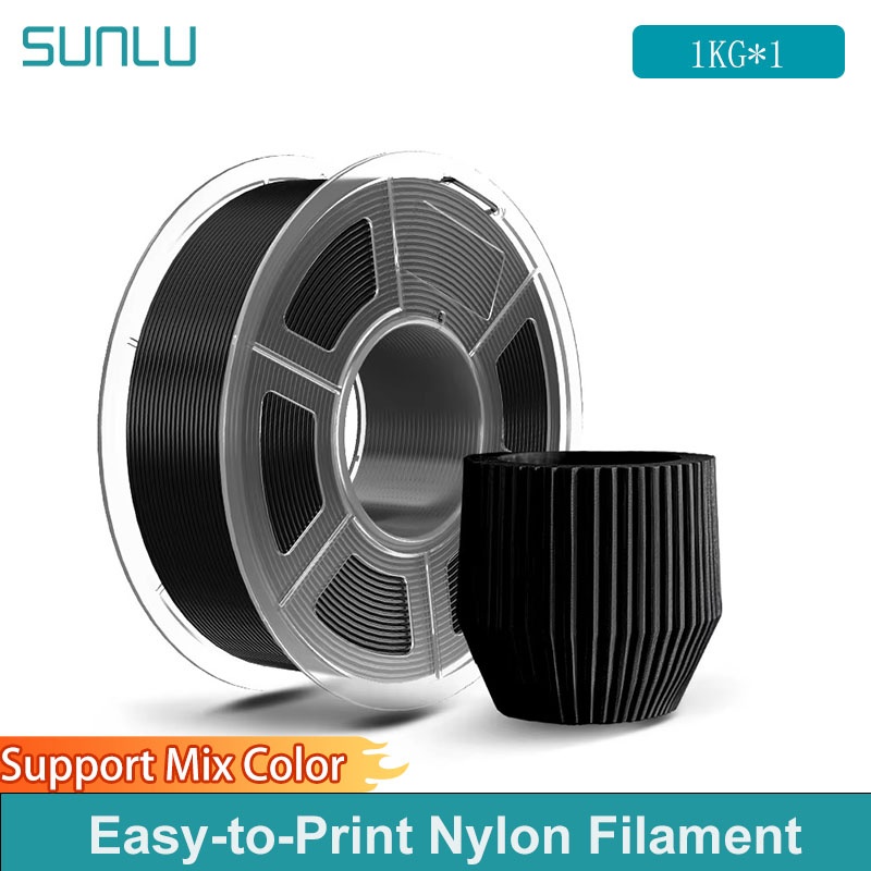 3D Printing Nylon Filament - SUNLU 1KG Filamento in nylon facile
