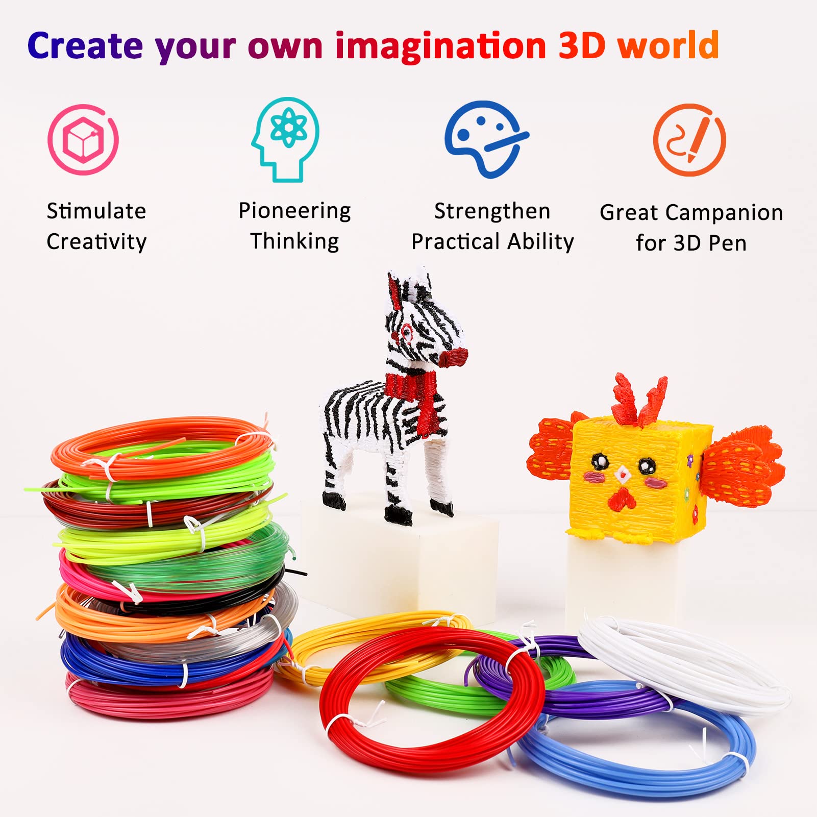 Filamento PLA 40/32/30 colori  - 3D Printing Nylon Filament recensione e prezzo