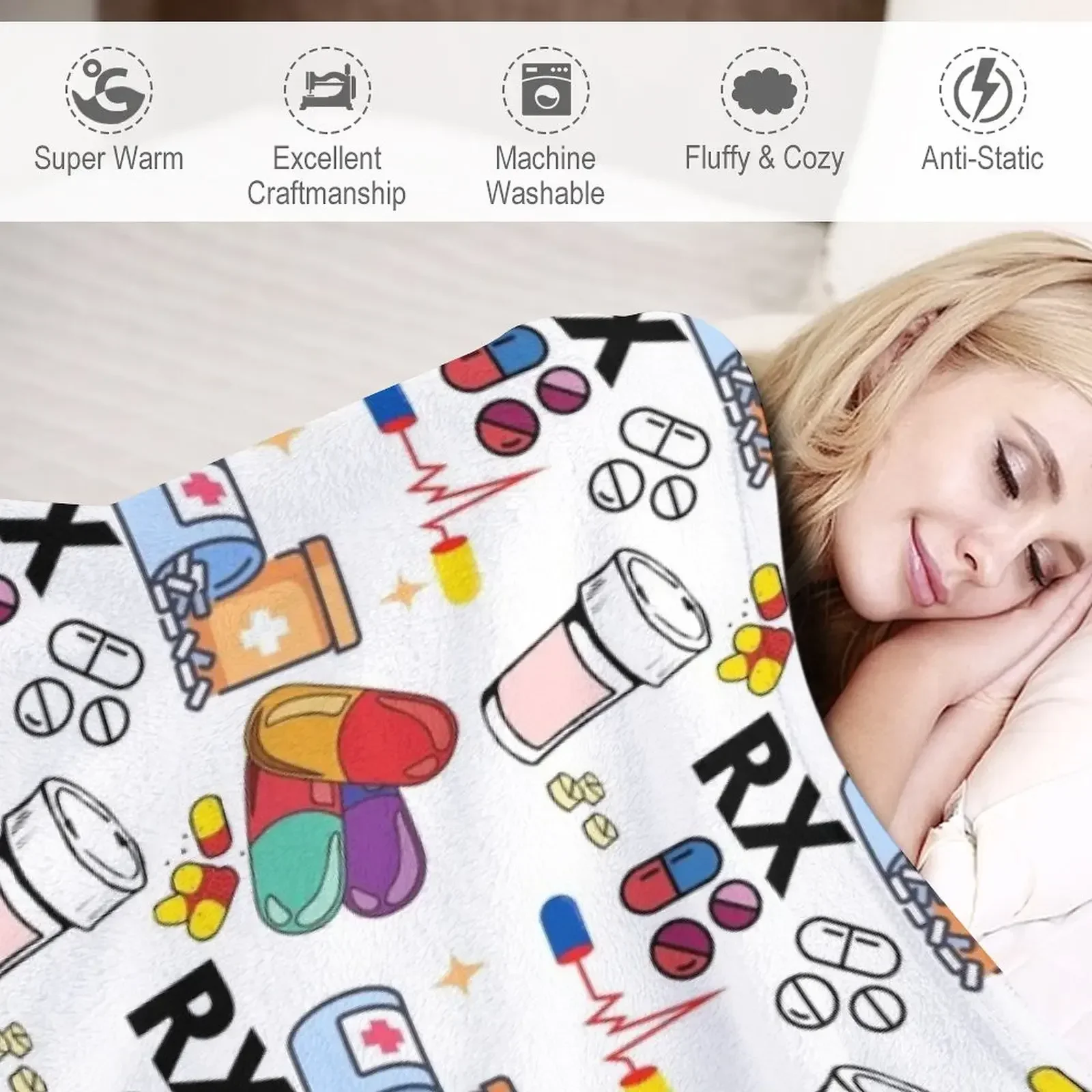 Coperta con Motivo Farmacia e  - 3D Printing In Pharmacy recensione e prezzo