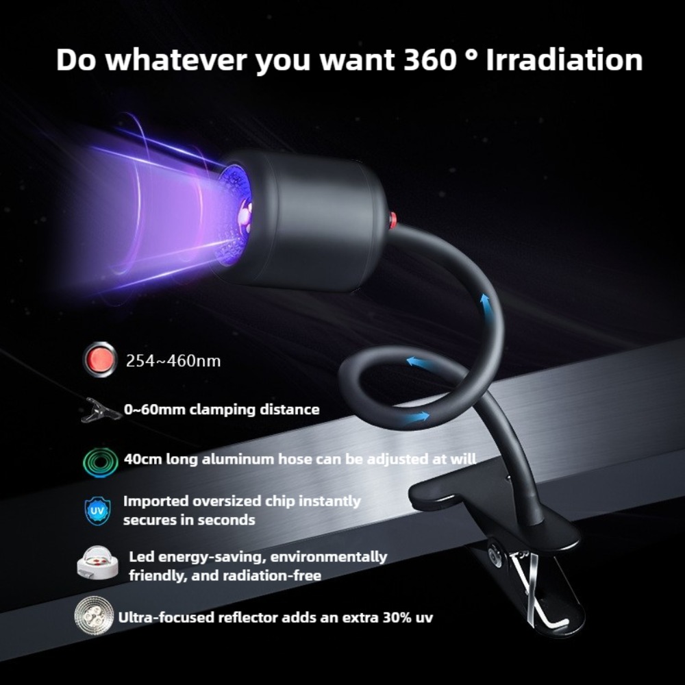 Lampada UV Portatile a Morsett - 3D Printing Lamp recensione e prezzo